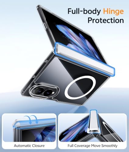 FNTCASE for Samsung Galaxy Z Fold 8 Case, Fit for Magsafe, Hinge Protection - Image 3