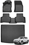 Floor Mats & Cargo Liner for Volkswagen Taos AWD 2022-2025 2026 Custom Fit Waterproof Durable Easy to Clean fit for Volkswagen Taos AWD 2022-2025 Accessories Black by Wailtnb