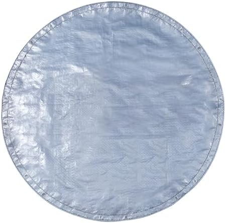 RAINDEWAY 8 Feet Round Tarp Small Waterproof Multipurpose Circle Tarps by RAINDEWAY