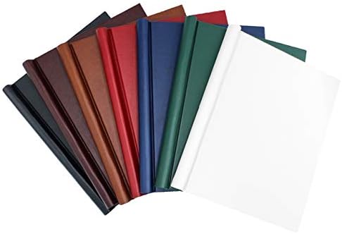 Faux Leather Springback Thesis Binder - Burgundy, 1" Spine, by Bindertek - Image 6
