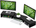 TAVR Monitor Stand Riser, Office Desktop Organizer Stand for 2 Monitors by TAVRFurniture