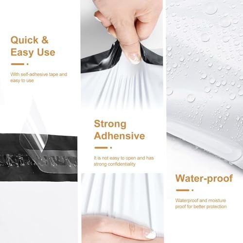 Metronic Poly Mailers 19x24 600PC Shipping Bags for Clothes Small Business - Image 3