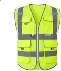 HYCOPROT High Visibility Safety Vest Hi Vis Reflective Construction Vests with Pockets for Men Women,Meets ANSI/ISEA Standard by HYCOPROT
