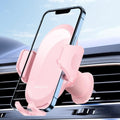 miracase Phone Holders for Your Car with Metal Hook Clip, Cell Phone Mounts Air Vent Cell Phone Stand Car Mount, Universal Automobile Cradle Fit for iPhone Android and All Smartphones (Pink) by Miracase
