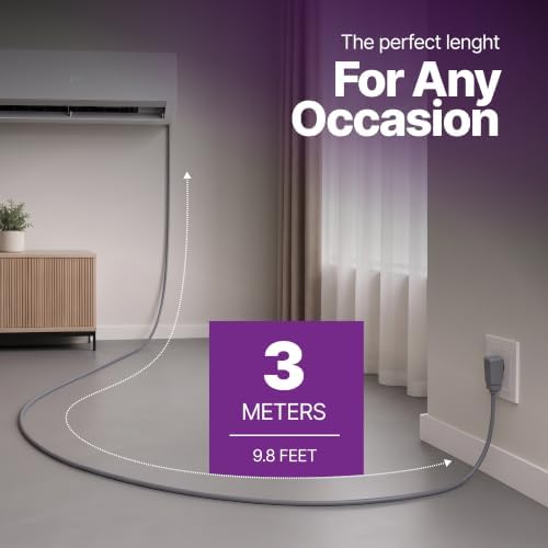 10 FT Heavy Duty Air Conditioner and Appliance Extension Cord - Image 6