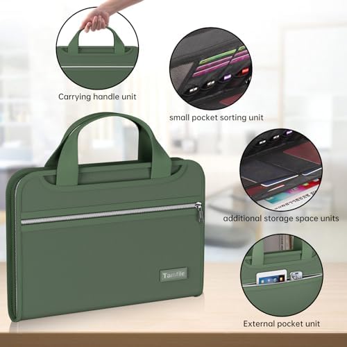 Accordion File Organizer, Fireproof Expanding File Folder with 13 Pockets - Image 4