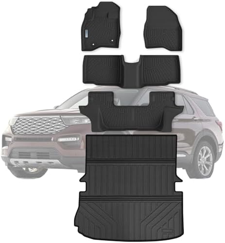 Floor Mats 2015-2019 Ford Explorer Accessories by SANBAN-AXE