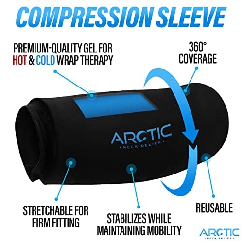 Value 2 Pack - Cold Therapy Compression Ice Sleeve, Knee Ice Pack Wrap - Image 7