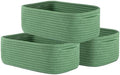 KALLAX Small Woven Storage Basket for Organizing, 12 x 8 x 4.5 inch, 3 Pack by KALLAX