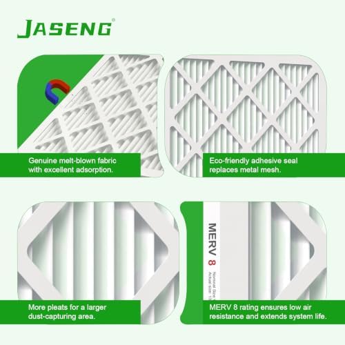 10x10x1 MERV 8 Air Filter, 4-Pack for Furnace HVAC - Image 4