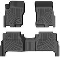 Frontier Floor Mats - Car Mats for Nissan Frontier CrewCab 2009-2021, All Weather Floor Mat for Frontier Accessories, Heavy Duty Rubber Mats, Car Accessories by cartist