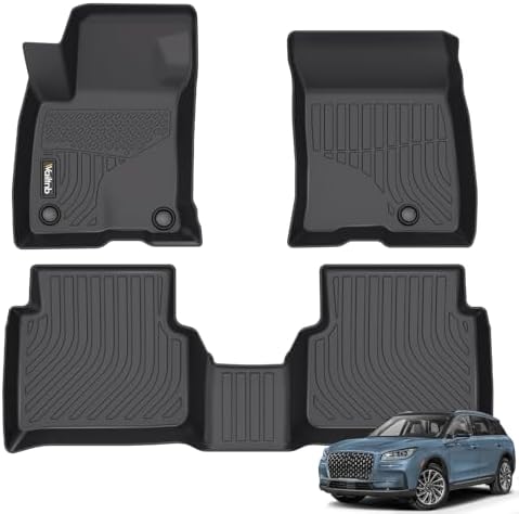 Wailtnb-All Weather Floor Mats for Lincoln Corsair 2020-2025 2026 (Not for Plug-in Hybrid) Liners Custom Fit Lincoln Corsair 2020-2025 Waterproof Durable Easy to Clean Accessories by Wailtnb