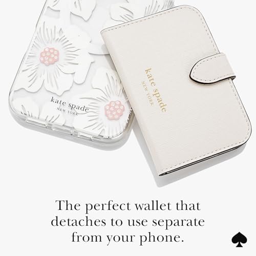 kate spade new york Morgan Magnetic Card Holder/Wallet - Cream - Image 2