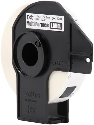 Brother Genuine DK-12043PK Multipurpose Paper Label Roll, Die-Cut Paper Labels, Engineered for Excellence, 400 Labels Per Roll, (3) Rolls per Box (DK12043PK) - Image 4