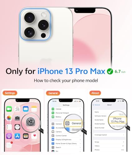 FNTCASE for iPhone 13 Pro Max Case, Fit for Magsafe, Full Camera Protection - Image 2