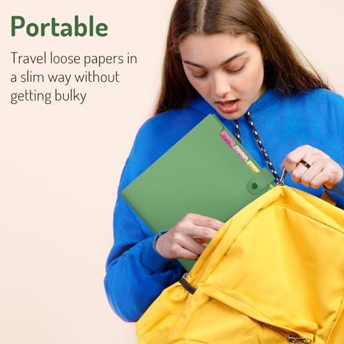 Forvencer Expanding File Folder 8 Pocket, Accordion File Organizer, Letter - Image 5