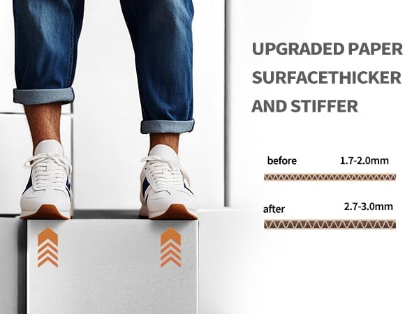 PETAFLOP 9x6x4 Shipping Boxes White Cardboard Mailing Boxes Single Wall - Image 6