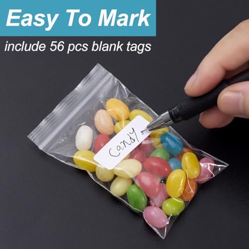 4 x 6 Inch 200Pcs Small Plastic Bags, 2 Mil Small Zip Bag - Image 7