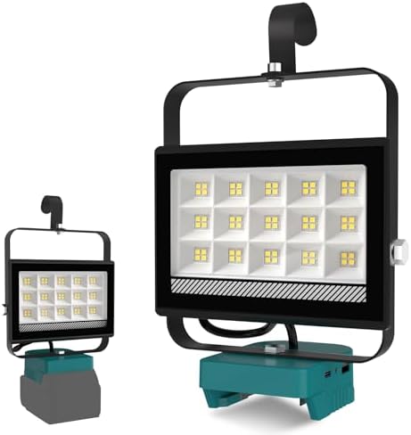 T-SUN 60W Work Light for 18V/20V Battery, Cordless Portbale Led Light by T-SUN