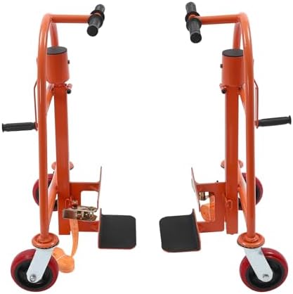 Manual Furniture Mover Equipment, Heavy Duty 1300lb Capacity with 12in Lift Height, 6in Polypropylene Casters, Straps Included, for Home, Workshop, or Office Material Handling by TREMENPOW