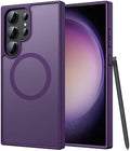 FNTCASE for Samsung Galaxy S23 Ultra Case, Compatible with Magsafe, Purple by FNTCASE