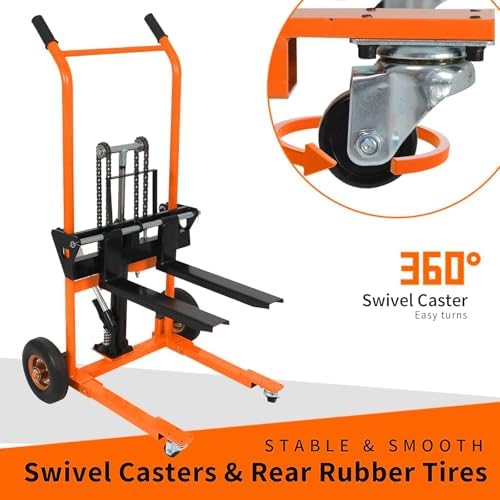 Tory Carrier Hydraulic Wich Stacker, 440lbs Capacity 35.8in Lifting Height - Image 7