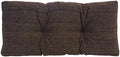 Klear Vu The Gripper Non-Slip Tufted Bench Cushion for Indoor Furniture, Assembled in USA, Entryway Storage, Bay Window, Corner Nook or Piano Seat, 30 Inches, Chenille Chocolate by KlearVUHomeTextiles