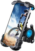 Lamicall Bike Phone Holder Motorcycle Mount - One-Hand Operation, Lockable by Lamicall