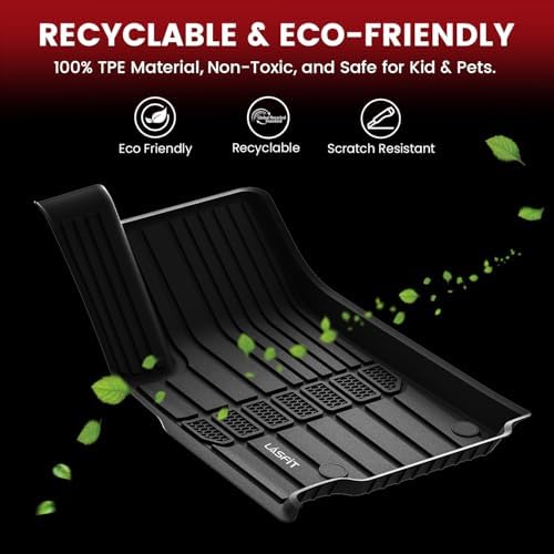 LASFIT Floor Mats for Jeep Grand Cherokee L 2021-2025 2026 6 Passengers - Image 6