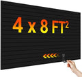 Ezlaino Slat Wall Paneling, 4ft x 8ft PVC Slatwall Garage Wall Organizer by Ezlaino
