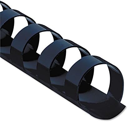 Fellowes Plastic Combs - Round Back, 3/8 Inch, 100 pack, Navy (52505) - Image 3