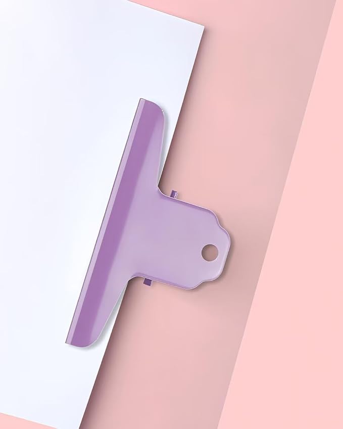 2PCS Extra Large Binder Clips Metal Bulldog Clips Large Paper Clamps Holder - Image 4