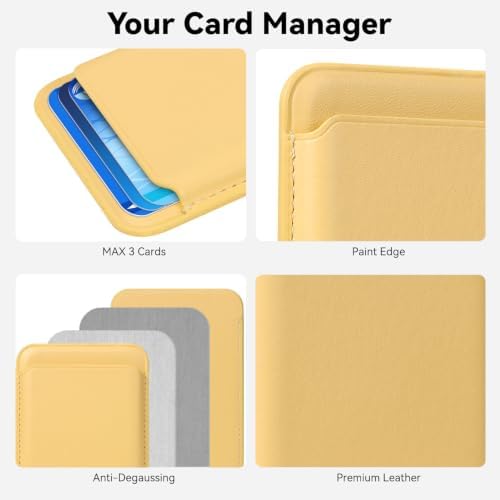 Magnetic Wallet Cell Phone Card Holder for Phone Case with Mag-Safe - Image 3