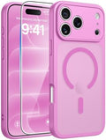FNTCASE for iPhone 18 Pro Max Case/iPhone 17 Pro Max Case, Screen Protector by FNTCASE