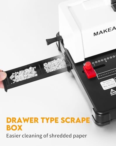 MAKEASY Spiral Binding Machine, 4:1 Pitch, 12 Sheets Punch Capacity, Electric Coil Insert, Book Binder Machine for A4/A5/Letter Size Paper, Come with 1 Box pcs 5/16'' Coils & Pliers - Image 6