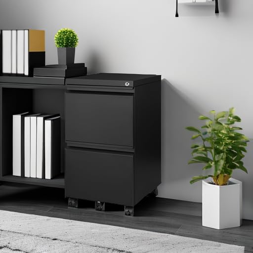 Mobile File Cabinet with Lock - Image 5