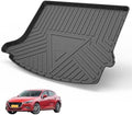 Elsetyler Custom Fit for Cargo Liner Mazda 3 Hatchback 2014-2018 - Black TPE All Weather Heavy Duty Waterproof Rear Cargo Tray Trunk Floor Mat Protector by Elsetyler