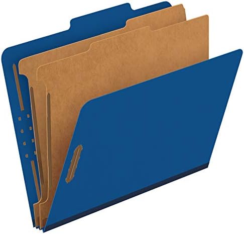 Pendaflex Classification File Folders,1 Divider, Durable File Organizer for Home, School or Office, Letter-Size Folders for Files, Paper Organizer, Durable Prongs, (B006NVMJCC) by TOPSProducts