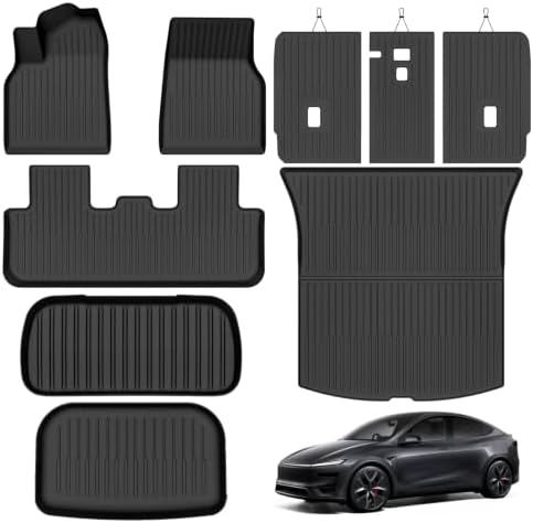 Naibeve Floor Mats for 2025-2026 Tesla Model Y Juniper (Standard only) by NAIBEVE-USA