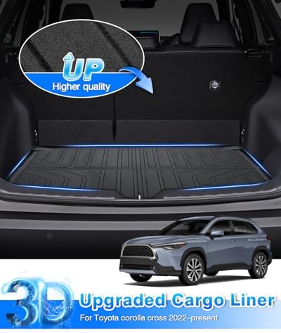 Cartist Floor Mats for Toyota Corolla Cross FWD (Includes Hybrid & Gas Models) 2022-2025 2026, All Weather and Cargo Liner for Corolla Cross Accessories, Heavy Duty Car Mats, Car Accessories - Image 5