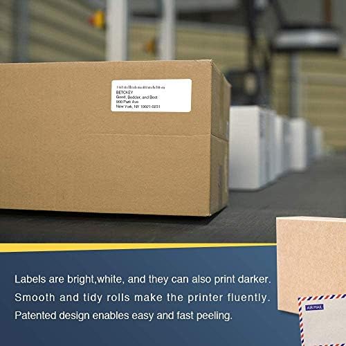 BETCKEY 4" x 6" (102 mm x 152 mm) Shipping Thermal Label, 6 Roll/1500 Label - Image 5