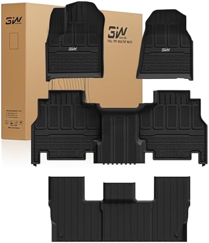 3W Floor Mats for Jeep Grand Wagoneer/Grand Wagoneer L 2022-2026 (8 Seat) by 3W