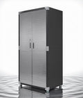 Heavy-Duty Commercial Storage Cabinet (Graphite Black, 36" W x 24" D x 72" H) by Unknown