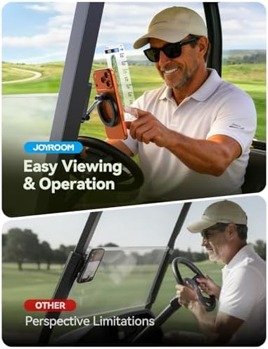 JOYROOM Upgraded Double-Fold Magnetic Golf Cart Phone Holder - Image 3