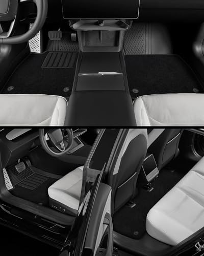 3W Tesla Model 3 Highland 2024 2025 2026 Floor Mats, Full Set with Carpets - Image 3