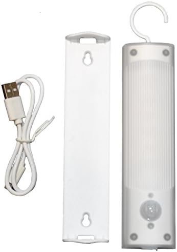 Maxsa 42170 Tag-Along Anywhere Light for Closets, Cabinets, Camping, Job Site Lighting, and More, Rechargeable, Portable, Manual or Motion Sensor, 1 Pack by MAXSA