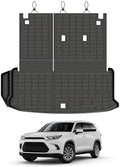 Mixsuper Cargo Liner for Toyota Grand Highlander 2024-2026, All Weather All-in-One Trunk & Backrest Mat, TPE Rear Seat Protector Accessories by Mixsuper