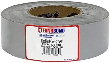 EternaBond RoofSeal Gray 2" x50' MicroSealant UV Stable RV Roof Seal Repair Tape | 35 mil Total Thickness - EB-RG020-50R - One-Step Durable, Waterproof and Airtight Sealant - Image 3