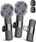 Mini Mic Pro (Latest Model – #1 Microphone for iPhone & Android, Wireless Mini Microphone, Clear Voice, Noise Cancelling, Lavalier Mic for TikTok, YouTube & Interviews (iPhone 15+ & Android) by MiniMicPro