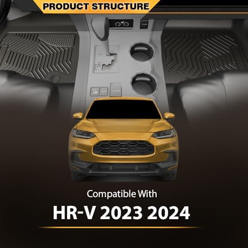 G-PLUS TPE Floor Mats & Cargo Liners Fit Honda HR-V 2023 2024 - Image 6